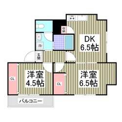 ベルメール西新井Ⅰの物件間取画像